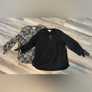 Lot of Two Michael Kors Blouses Size Large